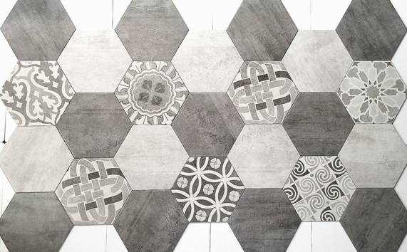 low cost porcelain  hexagon tile