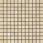 marble mosaic crema marfil 1x1
